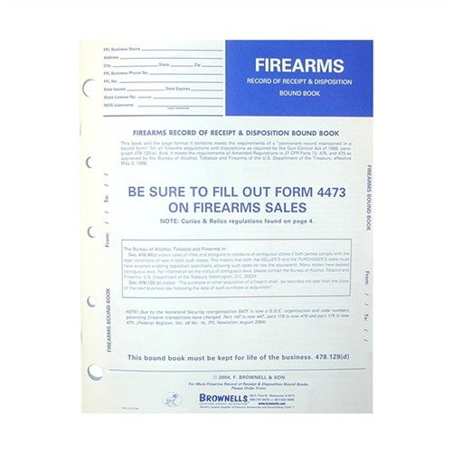 Shop Accessories & Supplies > Firearms Records Books - Preview 0