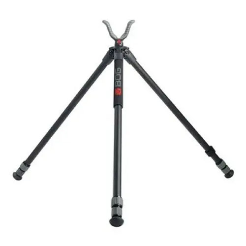 The BOG DeadShot Tripod offers lightweight durability, quick height adjustments, and a rubberized shooting rest for maximum stability and comfort in any shooting scenario.