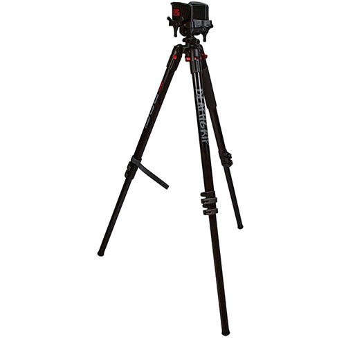 The BOG DeathGrip Aluminum Tripod offers unmatched stability and durability, featuring a patented clamp for hands-free weapon support, perfect for any hunt.