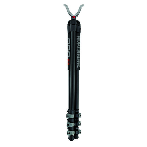 The BOG Adrenaline Tripod offers unmatched portability and stability with lever leg locks, retractable metal foot spikes, and the versatile Switcheroo® system.