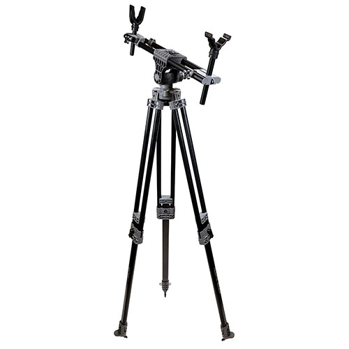 The BOG FieldPod offers lightweight portability and stability for all hunting positions, ensuring comfort and precision during long waits for the perfect shot.
