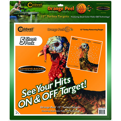 Caldwell Orange Peel Targets feature dual-color flake-off technology for instant hit visibility, making target acquisition easy and precise, even at long distances.