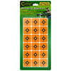 Caldwell Orange Shooting Spots provide 216 highly visible aiming squares on 12 sheets, perfect for enhancing your shooting experience on any target.
