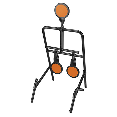 Caldwell Resetting Targets offer durable, heavy-duty steel construction for lasting use, easy portability, and an interactive shooting experience for fun plinking.