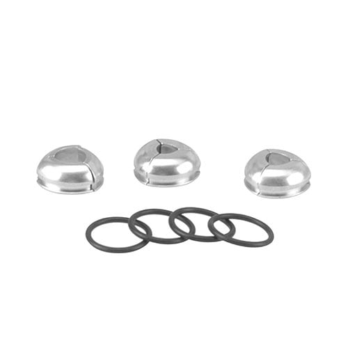 Enhance your reloading efficiency with the Frankford Arsenal Aluminum Bullet Puller Collets set of 3, designed as replacements for the Impact Bullet Puller.