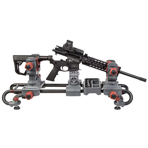 The Tipton Ultra Gun Vise offers a modular design, dual clamp technology, and adjustable features for easy firearm cleaning and maintenance.