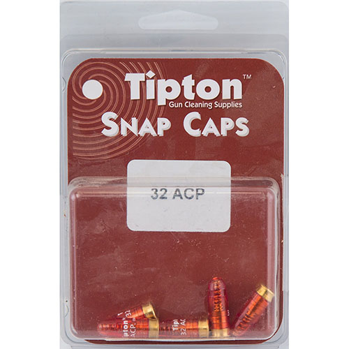 Tipton Snap Caps protect your firing pin, aid in trigger pull adjustments, and relieve hammer spring tension, making them essential for gun maintenance.