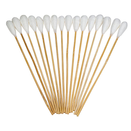 Tipton Power Swabs feature durable cotton construction and a flexible bamboo handle, ensuring no mess cleaning that fits lands and grooves better than patches.