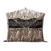 The BOG Grave Digger™ Ground Blind offers maximum space, silent zipper technology, 360-degree windows, a double-width door, and allows for standing height shooting.