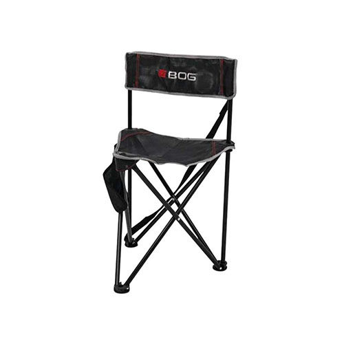 The BOG Triple Play™ Chair is a lightweight, durable hunting chair at just 4.5 lbs, supporting up to 300 lbs, with ultra-comfortable textilene® fabric for all-day comfort.