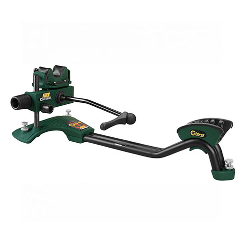 The Caldwell Fire Control Front Rest offers maximum stability, fast setup, and transport convenience with its one-piece design and durable cast aluminum base.