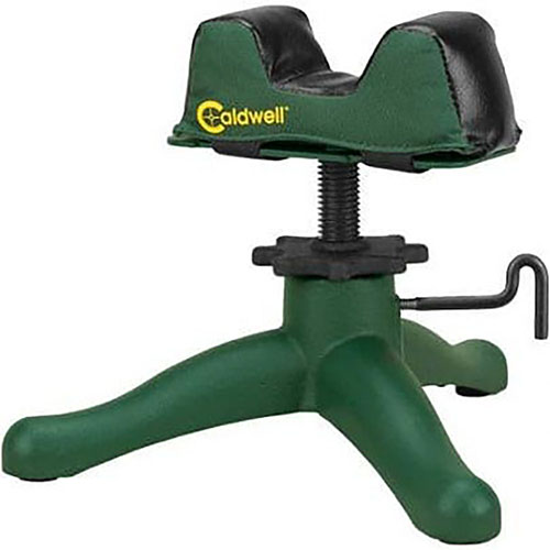 The Caldwell® Rock Jr. offers a compact, economical shooting rest for sighting-in, test firing, and informal competition—perfect for precision and stability.