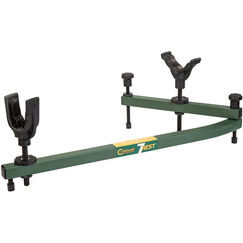 The Caldwell 7-Rest™ offers exceptional stability, ambidextrous design, adjustable supports, and easy transport, making it a versatile shooting accessory for all shooters.