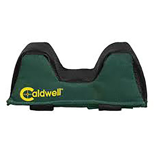 The Caldwell Universal Front Rest Bags offer quick installation with hook and loop tabs, ensuring a secure, shape-retaining rest for accurate shooting.