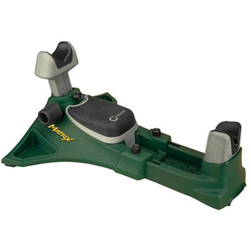 The Caldwell Matrix™ offers rock solid stability, quick length adjustments, versatile design for various firearms, and a wobble-free front elevation system.
