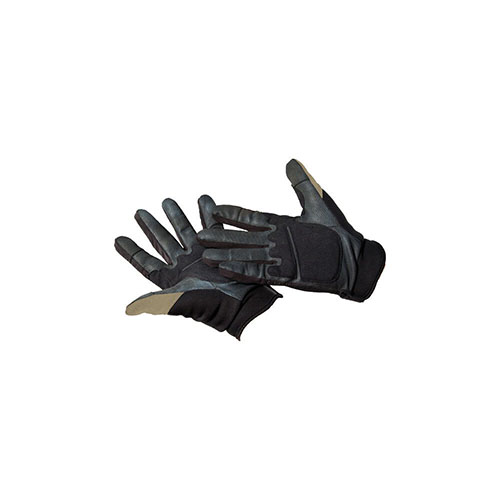 Caldwell Shooting Gloves offer lightweight, breathable durability, leather reinforcement for 'Slide Bite', elastic for a custom grip, and touch-sensitive fingertips for smart devices.