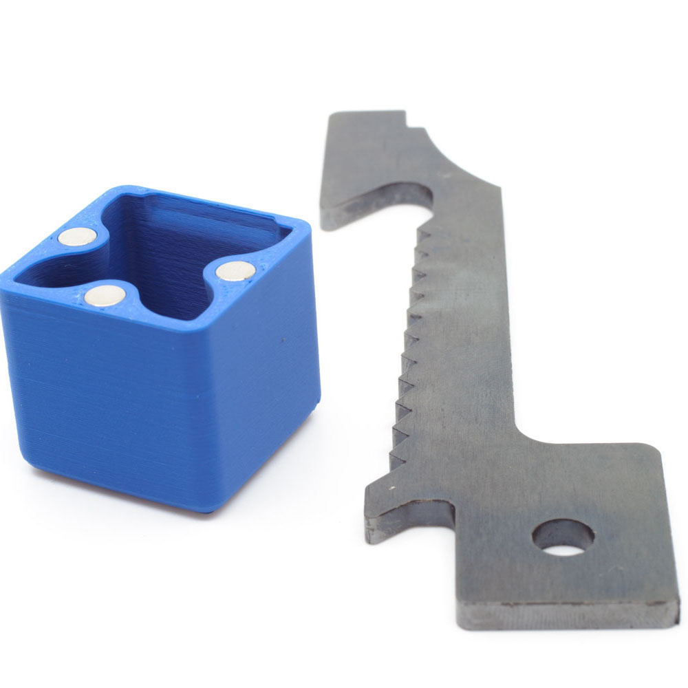 The ARMANOV Primer Magazine Tube Discharge System for Dillon Super 1050 ensures efficient primer collection with a magnetic cup, preventing any lost primers during reloading.