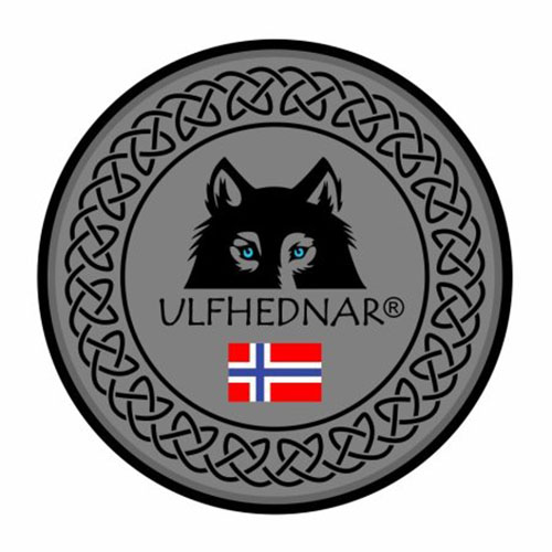 Enhance your gear with the ULFHEDNAR Logo Velcro-Patch, featuring a striking wolfshead design. Perfect for customization and easy attachment at approx. 8cm.