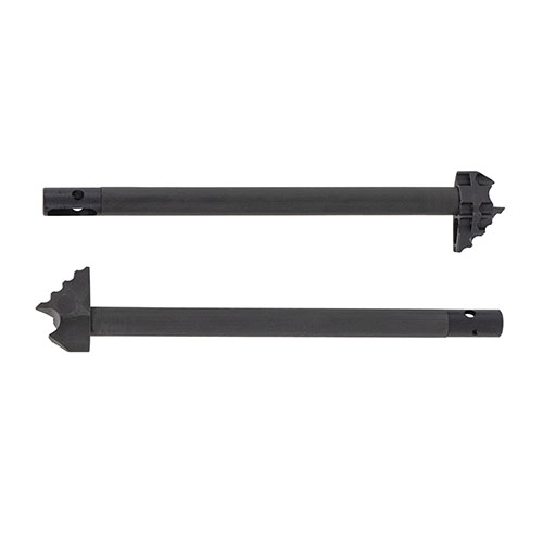 Enhance your BLK LBL bipod with spike feet for unbeatable stability on any surface, easy replacement, and versatility for shooting range or wild hunting.