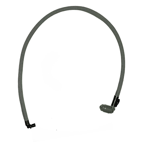 The QORE PERFORMANCE Source 90 Drink Tube features a Storm Bite Valve and 90 Degree Hard Elbow, designed for IcePlate Curve, ensuring compatibility and superior hydration.