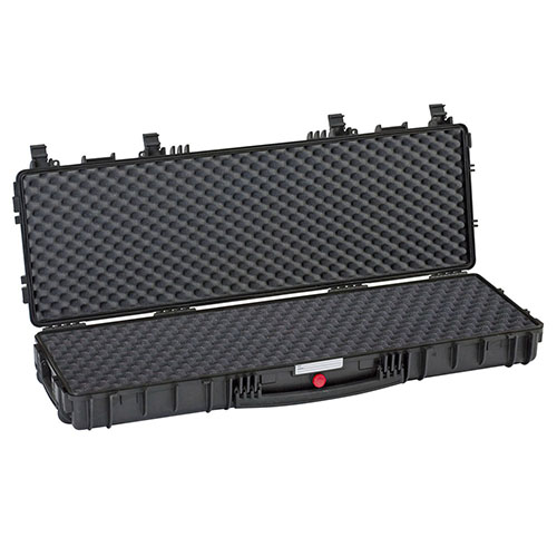 The RED 11413 Explorer Case offers indestructible protection with waterproof features, secure locking latches, and customizable storage for your firearms.