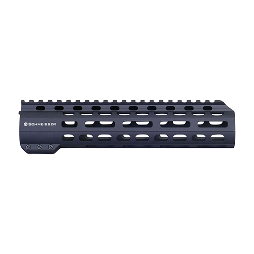 The SCHMEISSER Free Float M-Lok Handguard offers stability, precision, and a sleek Slim-Line design, with durable steel inserts and versatile M-Lok interfaces.