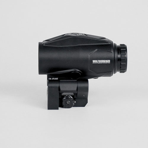 The Teiwaz Hybrid 5x20mm Magnifier offers a ballistic reticle, quick distance estimation, IP67 waterproofing, and seamless Picatinny compatibility for tactical precision.