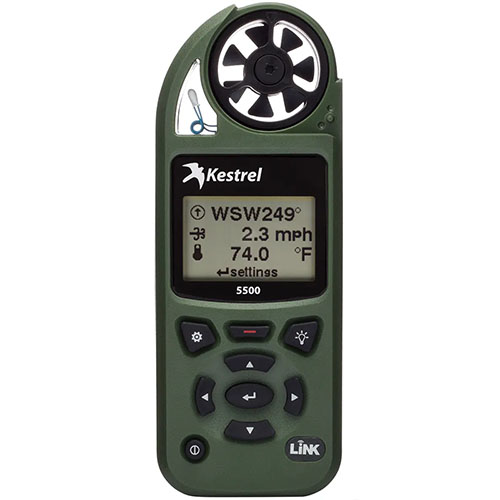 The Kestrel 5500 Weather Meter offers precision measurements, rugged durability, smartphone connectivity, and data logging, perfect for shooting and outdoor activities.