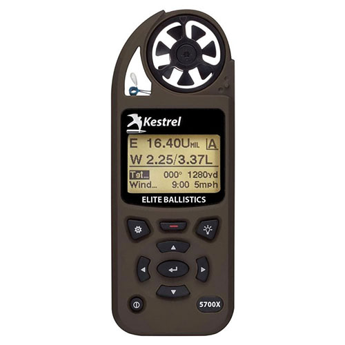 The Kestrel 5700X Elite Weather Meter offers rapid long-range target solutions, integrated Applied Ballistics, and robust weather measurements for precision shooting.