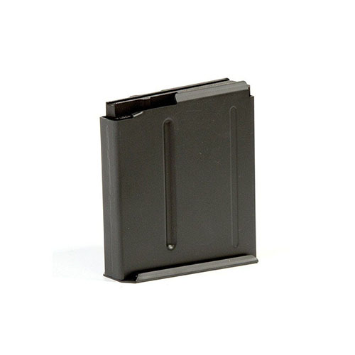 The MDT Metal Magazine for Long Action offers reliable feeding for .338LM, .300WM, and more, with a 5-round capacity and a compact 3.715" design.