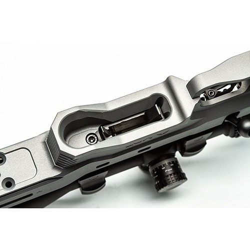 Upgrade your CZ 452, 455, or 457 with the MDT Extended Magazine Latch and Spacer Kit for enhanced reliability and smoother magazine changes.