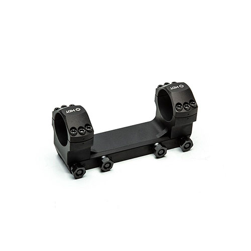 Experience unmatched rigidity and repeatability with the MDT One-Piece Scope Mount, featuring a larger mounting surface and accessory caps for versatile attachments.