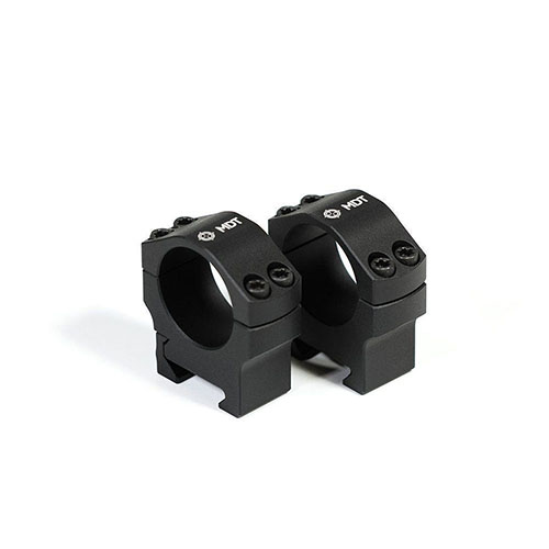 MDT Premier Scope Rings provide a robust and precise mounting solution for optics, crafted from precision machined aluminium to STANAG 4694 standards.