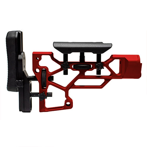 The MDT Skeleton Rifle Stock V5 Short offers toolless adjustments for optimal comfort and performance, fitting TAC21, LSS-XL, and HS3 chassises.