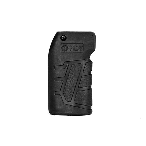 The MDT Vertical Grip Elite offers unparalleled adjustability for AR-15 grip interfaces, enhancing comfort and control for chassis and AR10/15 rifles.