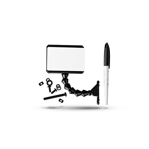 Stay on target with the MDT M-LOK Data Card Holder, featuring an adjustable neck for optimal positioning of your ballistic data, plus a wet erase marker and card.