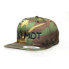 The MDT snapback hat in camo features a customizable fit and showcases the MDT logo, making it the perfect accessory for any shooting enthusiast.