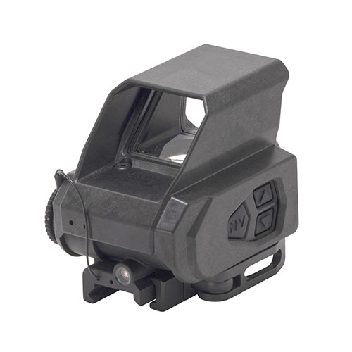 Experience the MEPRO TRU-VISION™ red dot sight: shockproof, waterproof, with 16 brightness settings, auto power-off, and compatibility for tactical devices.