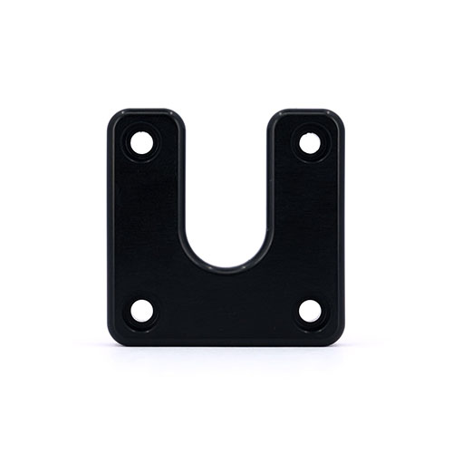 The U-Plate Arca offers multi-lock compatibility, Grip-On integration, adjustable orientation in four directions, and secure attachment with four bolts for versatile setups.