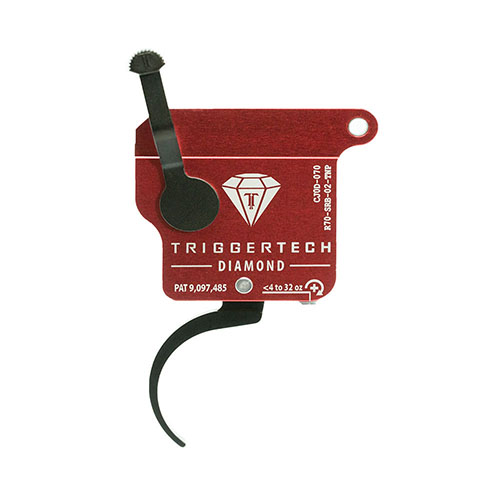 Experience zero-creep breaks and lighter pull weights with the TRIGGERTECH Rem700 Diamond Trigger, featuring Frictionless Release Technology™ and durable PVD Black finish.