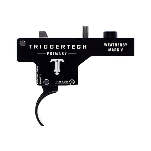 Experience unparalleled performance with TriggerTech's Weatherby Mark V Primary trigger, featuring Frictionless Release Technology™ for a crisp, zero-creep break.