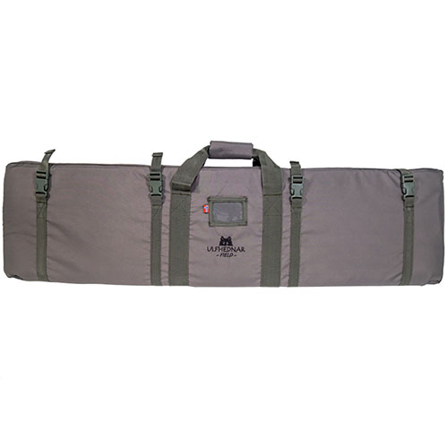 The ULFHEDNAR Guncover/Mat features durable construction, versatile use as a drag bag, and convenient backpack straps for easy transport in the field.