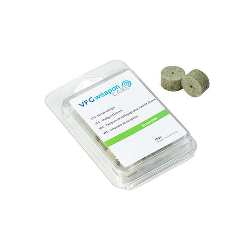 The VFG INTENSIVE barrel cleaner for 12 gauge offers deep cleaning with high absorbency and elasticity, eliminating the need for abrasive brushes or steel wool.