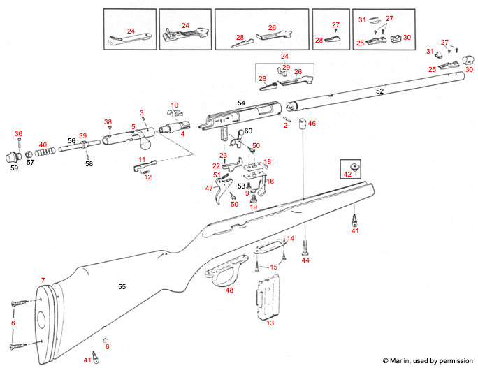 Marlin® 882 Schematic - Brownells UK