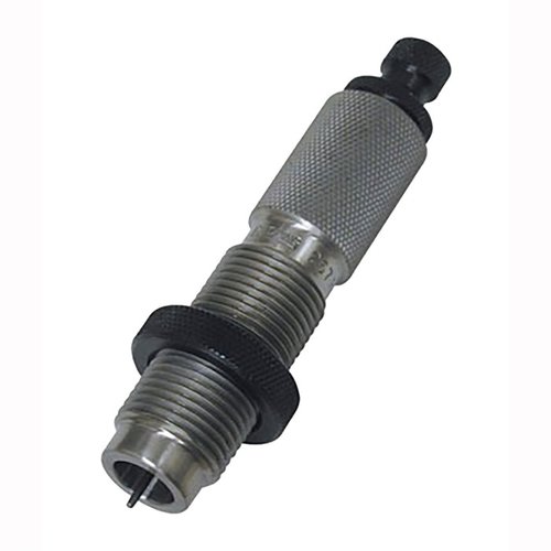 The Redding Full Length Sizing Die 25 BR Rem M3 sizes the entire cartridge, includes a decapping assembly and expander ball, ensuring precision and reliability.