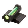 Enhance your shooting accuracy with Wilson Combat's snag-free fiber optic front sights, featuring low-profile design and high visibility green dots for quick target acquisition.