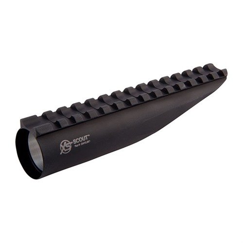 The XS Sight Systems Scout Scope Mount allows easy installation of long eye relief scopes with minor gunsmithing, fitting various barrel types securely.