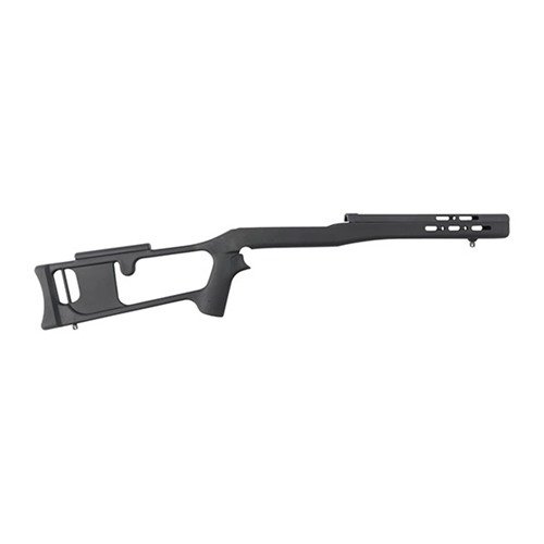 Upgrade your Marlin rifle with the lightweight, weatherproof Fiberforce Stock featuring a ventilated forearm, ambidextrous grip, and easy drop-in installation.