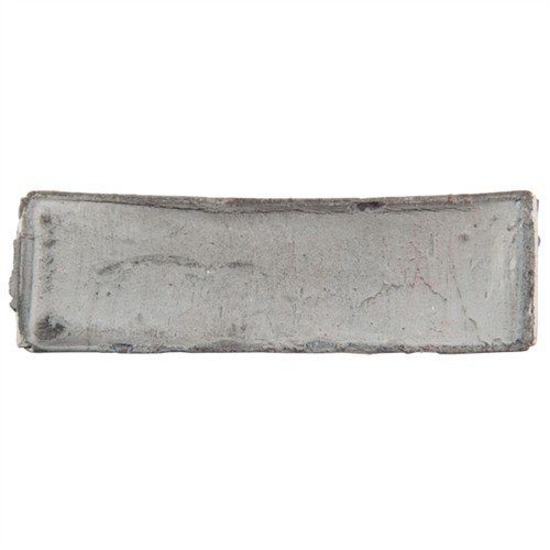 Brownells White Ice Polishing Compound delivers a fine abrasive finish for softer metals, perfect for achieving a delicate touch or final polish on steel.