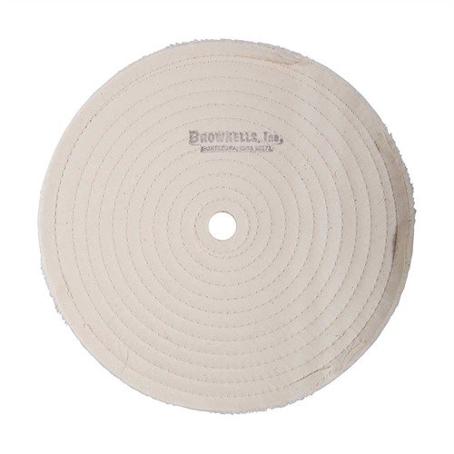 Brownells Muslin Wheels are essential for polishing, offering flexibility for cleaning, smoothing grit marks, and ensuring a bright finish on firearms.